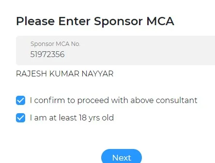 Modicare Sponsor Number